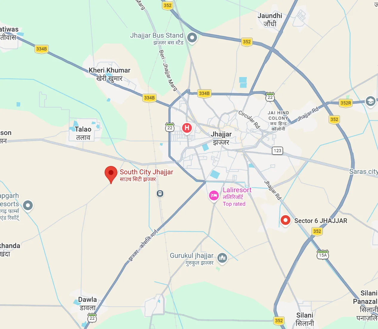 South City Map